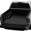 Black Rubber Horizontal Line Truck Bed Floor Mat Liner v2