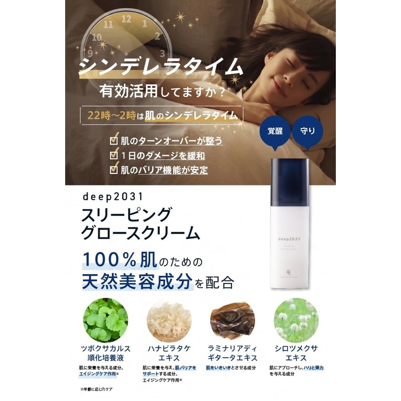 Dr. Risera Deep 2031 Sleeping Grow Cream, Night Cream, Relax
