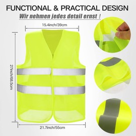QIMMU Car Safety Vest, Safety Vest, Safety Vest, Car Vest, Car Vest, Warning Vest, Car, Truck