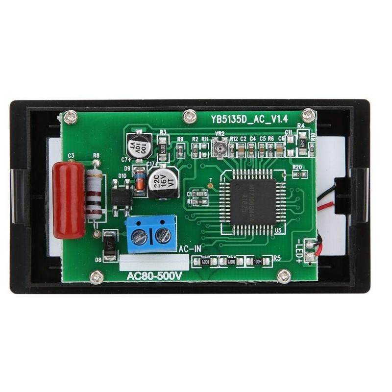 Voltage Meter, Digital Panel Meter, YB5135D LCD Digital Display Voltmeter