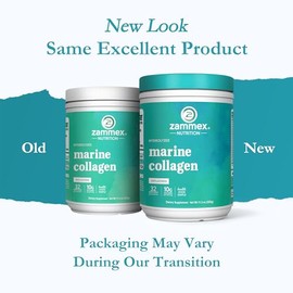 Zammex Polvo Péptidos Colágeno Marino Sabor Salvaje Capturado Peces Apoya Esquí Saludable Nutritional_supplement Unidades Zamme