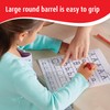Berol Handwriting Pens, Round Shape, Washable Black Ink, Bright Barrels,