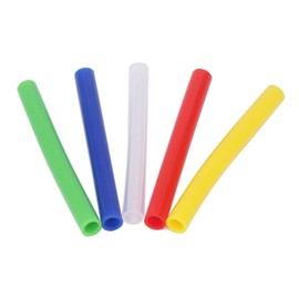 Mordedor para Bebé, Tubo de Dentición de Silicona Sin BPA 5 Uds. Juguete Hervible y Congelable para Alivio de Encías Recién Nacido                    