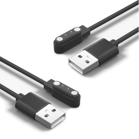 ZZrszhp 【2-Pack】 Magnetic Charger for ROHS/Bark/Jacoosa K62 Smart Watch - Fast USB Charging Cable, Replacement Fitness Tracker Accessories Compatible for Veryfit Series