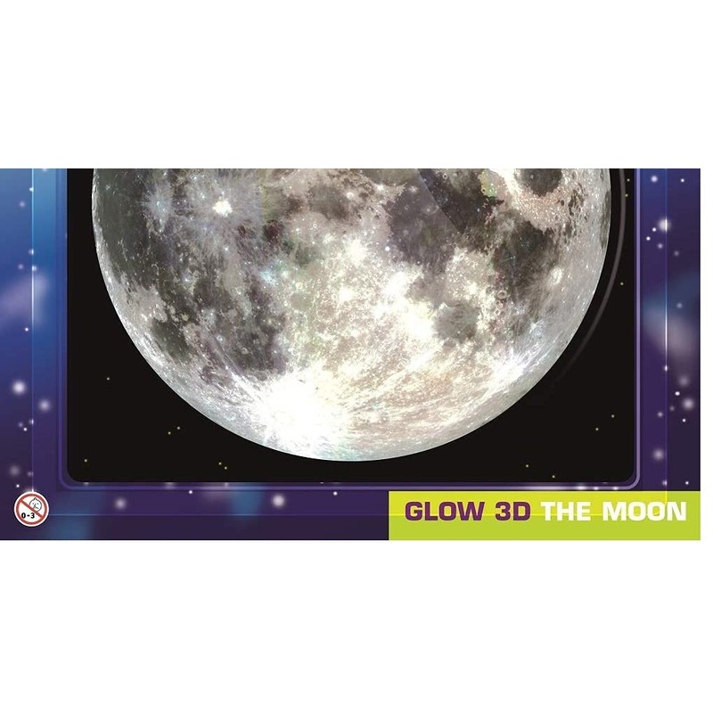 The Original Glowstars Company Glow-in-The-Dark 3D Moon Sticker - Room
