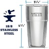 YETI Rambler Stackable Pint, Vacuum Insulated, Stainless Steel with MagSlider