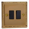 VARILIGHT - Georgian Brass - Classic - 13A Switched Fused