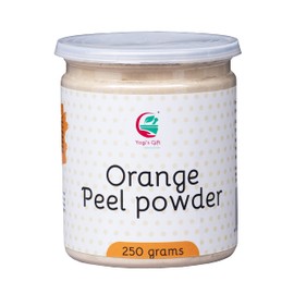 Orange peel powder 250 grams | 100% Natural care for Acne, Tan & Blackheads | Effective DIY face mask ingredient | Rich in Vitamin C | Helps get a glowing skin | by Yogi's Gift®