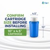 Tier1 1 Micron 10x4.5 Water Filter | Spun Wound Polypropylene