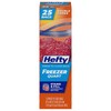 Hefty Press to Close Plastic Freezer Bags, Quart Size, 25