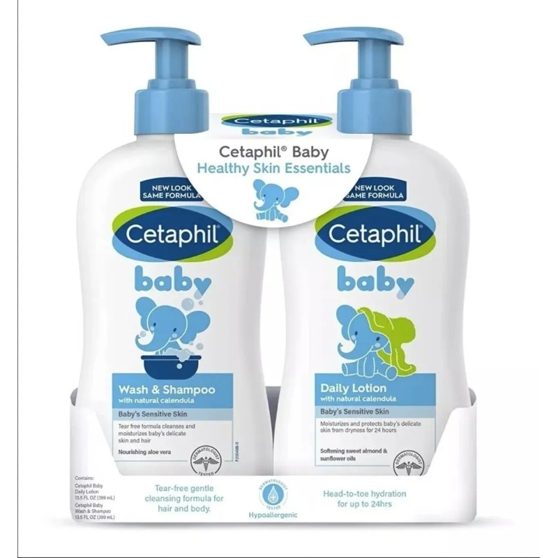 Cetaphil Pack Baby Wash & Shampoo + Daily Lotion Para