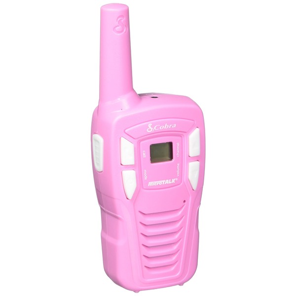 Cobra CX131A Kids' Walkie Talkies Two-Way Radios Toy for Kids, Pink (Pair)