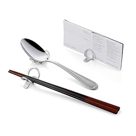 Nousaku Chopsticks Rest - 8 - 3 Pieces (100% Tin) e00078