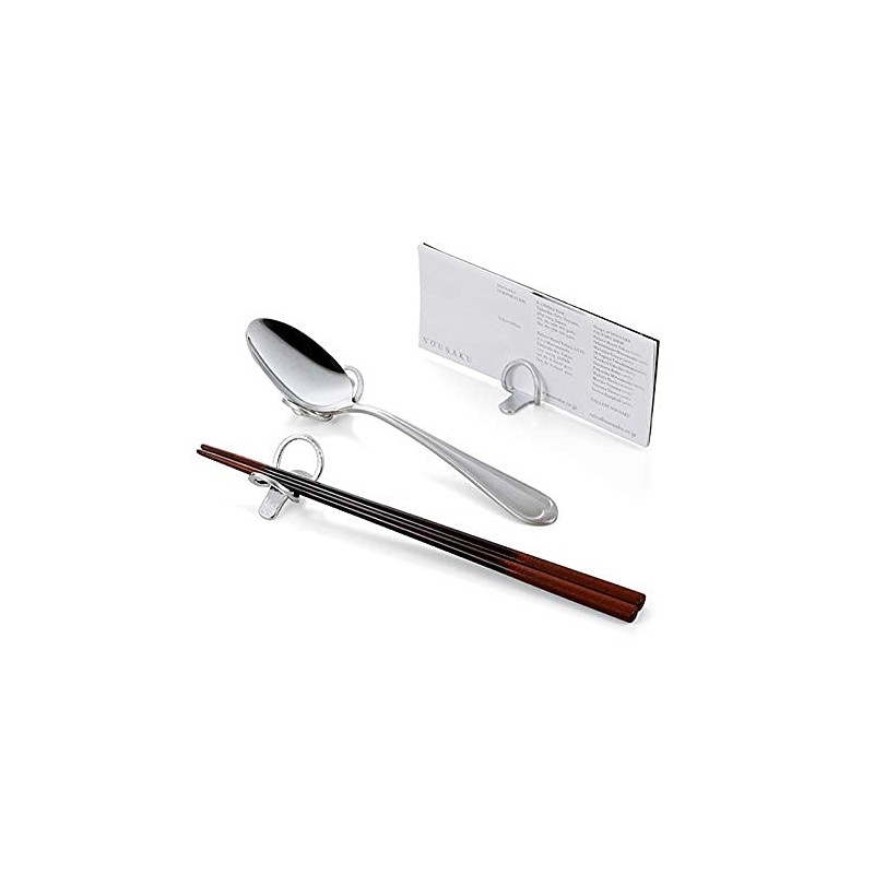 Nousaku Chopsticks Rest - 8 - 3 Pieces (100% Tin)