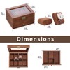 ProCase Wooden Watch Case for Men, 8 Slot Mens Watch