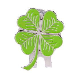 SolUptanisu Marcador Bolas de,Marcador de Bola de Ball Marker Clip de Sombrero de, 4 Hojas Clip Clover con Sombrero magn?¡ì|Tico Clip Abrazadera Regalo