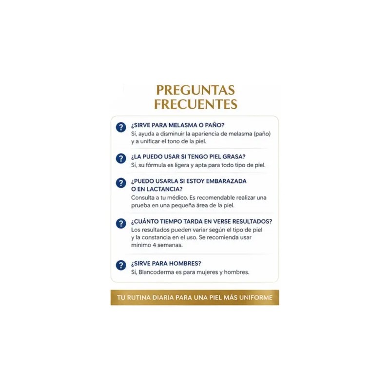 Blancoderma Crema Facial Antimanchas Paño