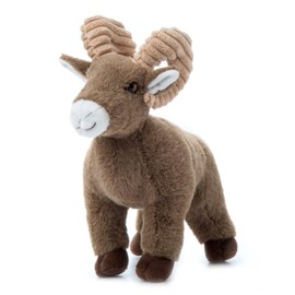 The Petting Zoo Big Horn Sheep Stuffed Animal Plushie, Gifts for Kids, Wild Onez Zoo Animals, Sheep Plush Toy, 12 inches