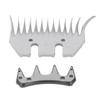 ANKROYU Sheep Shears Blade, High Carbon Steel Wool Cutter Blade,