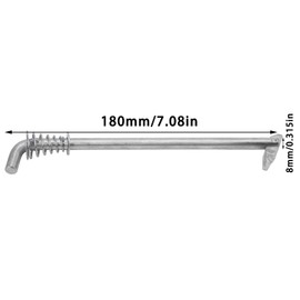 Tipping Rod, Boots Engine Tipping Rod with Spring, 369-62122-2 350-622121-2 Compatible with Tohatsu 9.8-18HP 9.8-18HP Outboard Motor