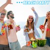 Singhoow 2 Pcs 14 oz Icon Juice Glasses Starfish Seashell