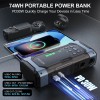 Featou 9000A Car Battery Jump Starter 24000mAh 12V Dual USB