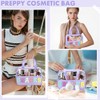 TESAFNG - Bolsa transparente de chenilla, con asas de PVC