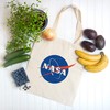Nasa Tote Bag, NASA Meatball Tote Bag, NASA Logo Cotton