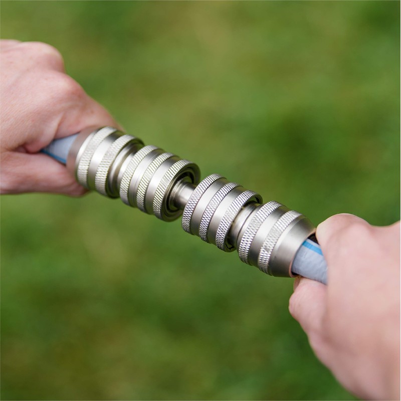 Flopro Professional Metal Double Male Hose Connector, Chrome