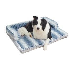 Baby beast Dog Beds,Waterproof Memonry Foam XL Big Dog Bed,Plush,Non-Slip and Egg-Crate Foam Couch Bed with Washable Remivable Cover,Khaki Tiger Stripe (Light Grey Regular Markings, X-Large)