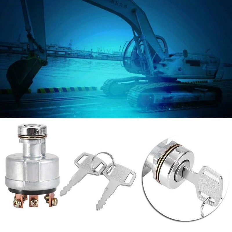 Ignition Switch,Ignition Starter Switch with 6 Terminal Wire Digger 2