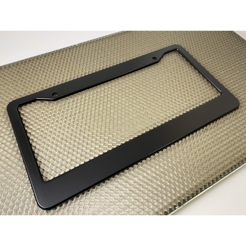 Special Edition Anodized Aluminum CAR License Plate Frame - Black