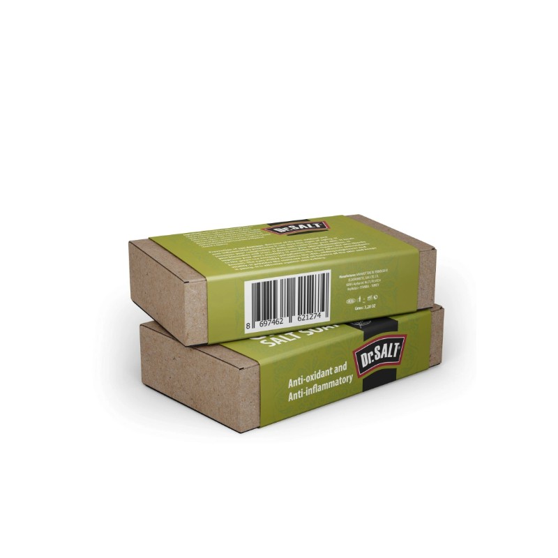 Dr.Salt Rich Mineral Natural Green Salt Soap (2 Bars) Inflammation