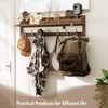 AMBIRD Coat Rack Wall Mount, 35 inch Large Wall Hooks