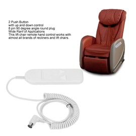 Recliner Hand Control, 8 Pin 2 Button Electric Sofa Control Switch Replacement for Power Recliner and Lift Chair