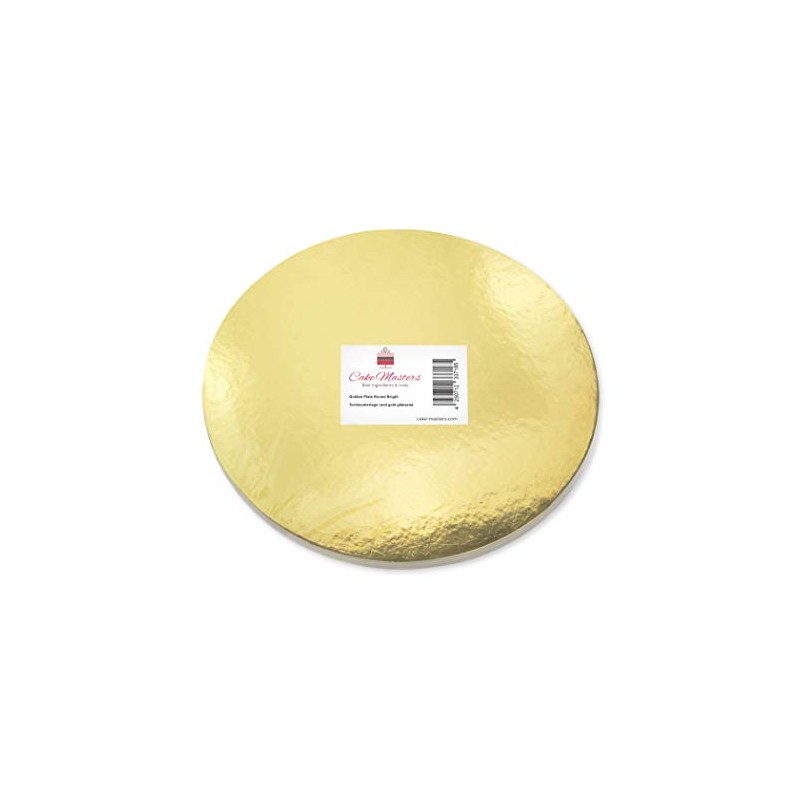 Golden Plate 20 cm Shiny Gold Pack of 8