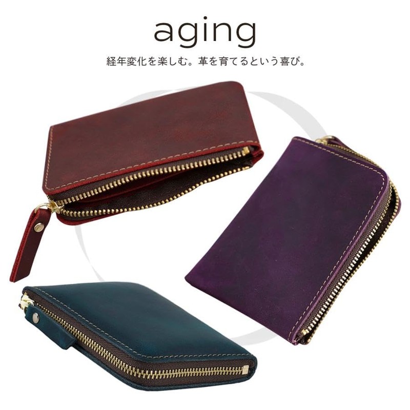 Coin Case, Men's, Leather, Coin Purse, Women's, Mini Wallet, Compact,