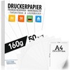 50 Sheets White Printer Paper A4 160 g White -