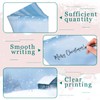 Lonfliness 100 PCS Beautiful Winter Letterhead Blue Christmas Border Computer