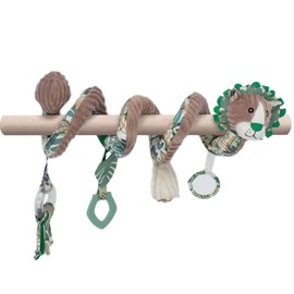 Les Déglingos 36219 av2023-Les Deglingos Toy for BBS with Sound and Touch Actibles Spice-Caaee49d Spiral, Jelekros the Lion, 1 Unité (Lot de 1)