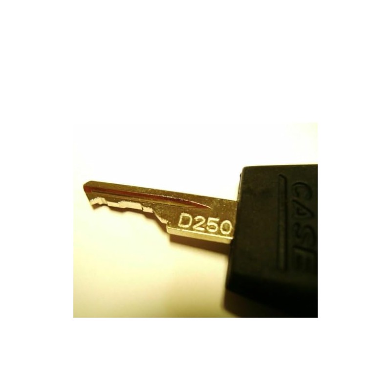 3Pcs Black Ignition Keys Replacement Key for Case IH Tractor