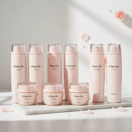 Lakover 라끄베르 콜라겐 플러스 바이탈 기초 3종 단품 스킨 x3개+로션 x3개+크림 x3개 b3 Lacvert Collagen Plus Vital Basic 3-Piece Set Skin x3 + Lotion x3 + Cream x3 B3