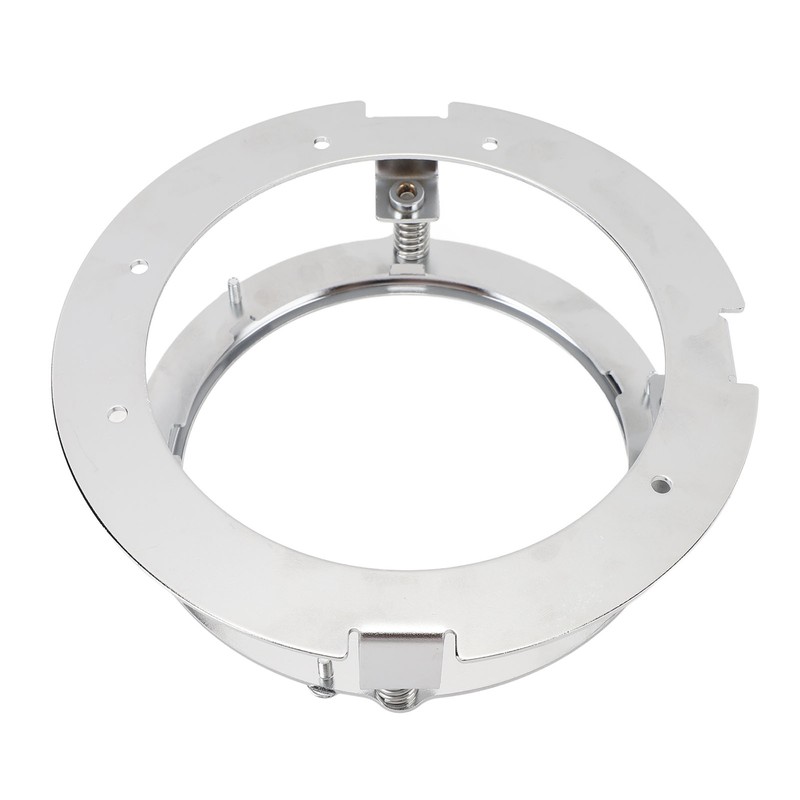 5.75in Round Headlight Mounting Bracket Stable Firmly Fixed Iron Universal