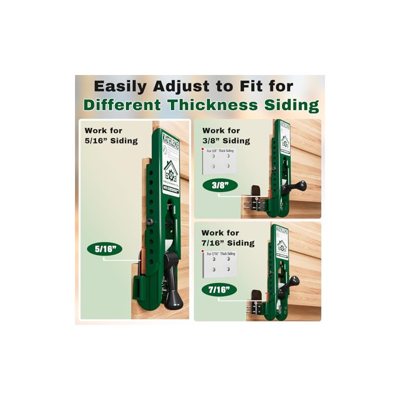 Pro Siding Installation Tools, Siding Gauge Tools, Adjustable Reveal, Heavy-Duty