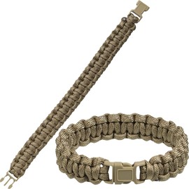 Mil-Tec Paracord Wrist Band 15mm Coyote size M