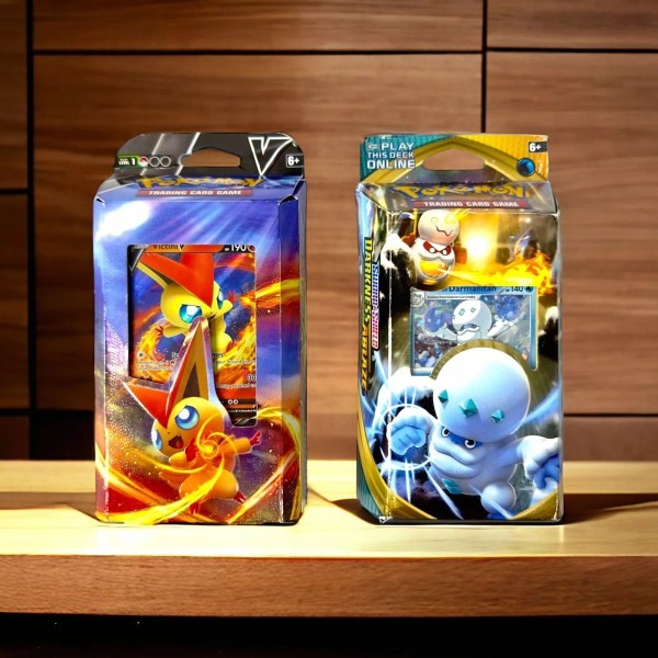 (2x) Theme Decks, (1x Sword & Shield Darkness Ablaze Darmanitan