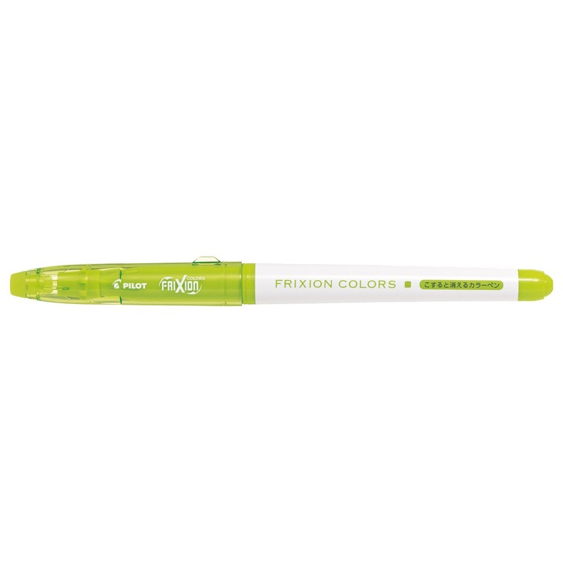 Pilot SFC100M10SG Rub-Off Color Pens, Frixion Colors, Soft Green, 10