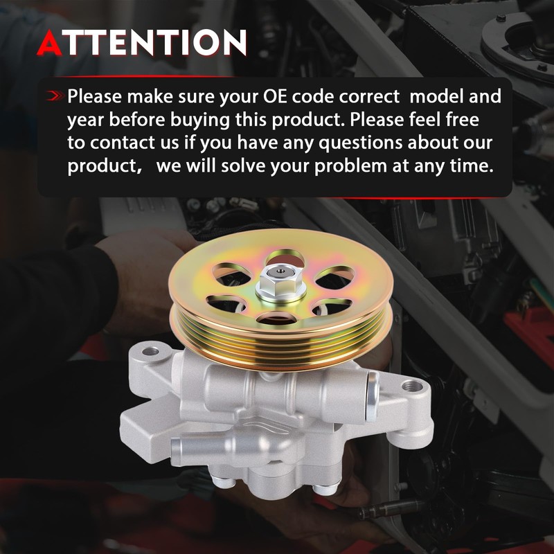 21-5066 Power Steering Pump Compatible with Honda CR-V 1997-2001 Civic