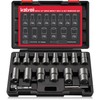 Kolvoii 16 PCS Deep Bolt Extractor Kit, 1/2" Drive Impact