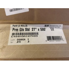 D&K Group D&K Premium Gloss Laminating Film Rolls; 27 x  500 - Two Rolls